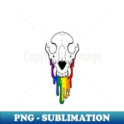 Skull Pride - Rainbow - Digital Sublimation Download File - Unleash Your Creativity