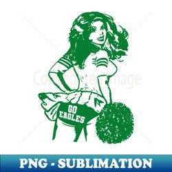 Philadelphia Retro Cheerleader - Creative Sublimation PNG Download - Enhance Your Apparel with Stunning Detail