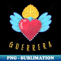 Guerrera - heart design - Exclusive Sublimation Digital File - Add a Festive Touch to Every Day