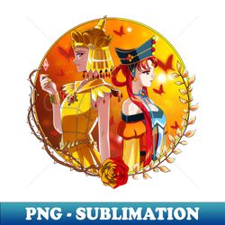 Galaxia and Kakyuu - PNG Transparent Digital Download File for Sublimation - Transform Your Sublimation Creations