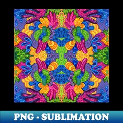 Wild and Free Kaleidoscope - Unique Sublimation PNG Download - Perfect for Sublimation Art
