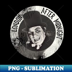 Lon Chaney --- London After Midnight - PNG Transparent Digital Download File for Sublimation - Perfect for Sublimation Mastery