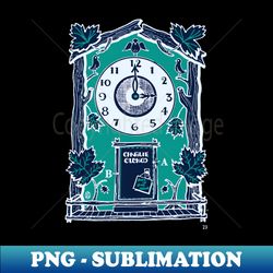 Vintage Charlie Cuckoo Clock - Premium PNG Sublimation File - Add a Festive Touch to Every Day