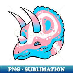 Pride Dinosaurs Trans - Aesthetic Sublimation Digital File - Bring Your Designs to Life
