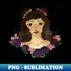 Seasonal Flower Girls- Spring - Sublimation-Ready PNG File - Stunning Sublimation Graphics