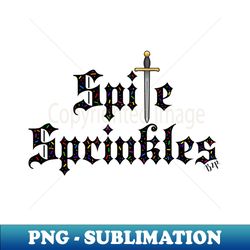 Spite Sprinkles - Black - High-Resolution PNG Sublimation File - Unleash Your Creativity