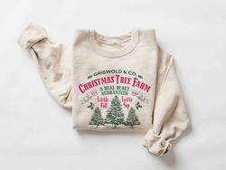 Griswold Christmas Tree Farm sweatshirt, Holiday sweatshirt, Christmas Party Sweatshirt, Christmas Vacation sweatshirt,