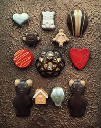 Sweet dessert wall art Chocolate artwork Sculptural wall art Food art ready to hang