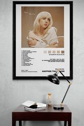 Billie Eilish Happer Than Ever poster, Billie Eilish Album poster, digital download.jpg