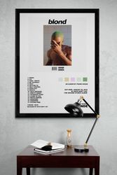 Frank Ocean Blonde Poster, Frank ocean album poster, minimalist Frank ocean poster, Digital download.jpg