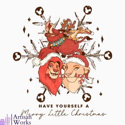 Disney Have Yourself A Merry Little Christmas PNG File