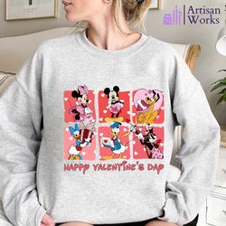 Mickey and friends valentine bundle PNG, Mouse Couple Png