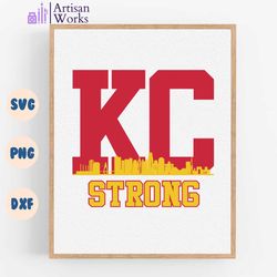 KC Strong Kansas City Support SVG