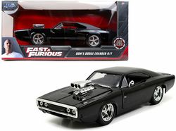 Car toy Toretto Fast and Furious 1:24 Dodge Charger from Dom's R/T Black