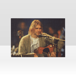 kurt cobain jigsaw puzzle wooden