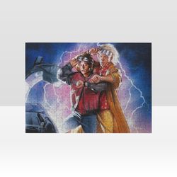 back to the future jigsaw puzzle wooden