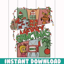 Retro Merry Grinchmas Svg The Grinch And Friend SVG File