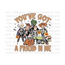 You've Got A Friend In Me Halloween Masquerade Svg Png, Halloween Toy Svg, Trick Or Treat, Spooky Vibes Svg, Holiday Season Svg