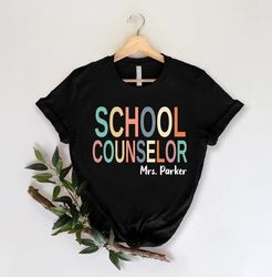 Custom School Counselor Shirt PNG, Counselor Gift, Personalized School Counseling TShirt PNG, Teacher Assistant, School