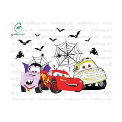 Happy Halloween Cars Svg, Spooky Vibes, Halloween Masquerade, Trick Or Treat Svg, Svg, Png Files For Cricut Sublimation