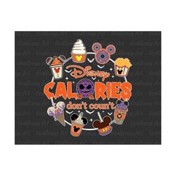 Halloween Calories Don't Count Png, Carnival Food Png, Trick Or Treat Png, Spooky Vibes Png, Holiday Season Png