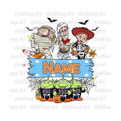 Personalized Kid Name Halloween Png, Cute Halloween, Kids Halloween Spooky Toy, Custom Name Halloween Png, Halloween Custom