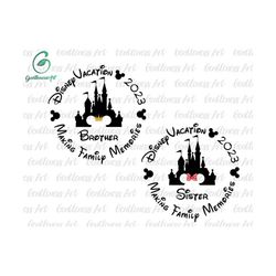 Bundle Family Trip 2023 Svg, Family Vacation Svg, Family Squad Svg, Friend Squad Svg, Vacay Mode Svg, Magical Kingdom Svg