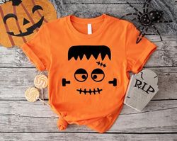 Frankenstein Shirt PNG, Halloween Gift, Frankenstein Face TShirt PNG, Monster Mens Halloween Shirt PNGs, Scary Faces T-S