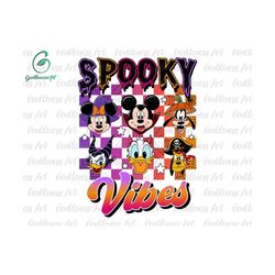 Spooky Vibes Halloween, Mouse And Friends Svg, Trick Or Treat Svg, Holiday Season Svg