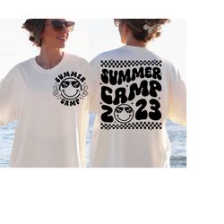 Summer Camp 2023 SVG, Summer SVG, Beach Png, Summer Quote Svg, Retro Summer Camping Shirt, Groovy Svg, Beach Svg, Trendy