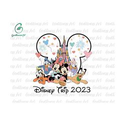 Family Trip 2023 Png, Family Vacation Png, Vacay Mode Png, Magical Kingdom Png, Files For Sublimation, Only Png, Mouse And Friends