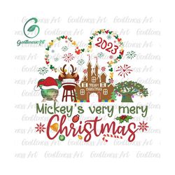 Very Merry Christmas Png, Xmas Mouse And Friends Png, Christmas Gingerbread Png, Christmas Squad,  Xmas Holiday