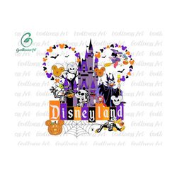 Halloween Mouse And Friends Masquerade Svg Png, Trick Or Treat, Spooky Vibes, Boo Svg, Fall Svg, Holiday Season