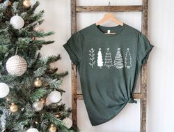 Christmas Trees Shirt Png, Christmas Shirt Pngs for Women, Christmas Tee, Christmas TShirt Png, Shirt Pngs For Christmas