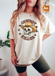 Cowboy Killer Halloween Tee, Cowboy Killer Shirt Png, Cowboy Killer T-Shirt Png, Cowgirl Shirt Png, Retro Shirt Png, Cou
