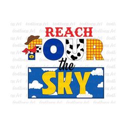 Birthday 4 Years Old, Reach Four The Sky Svg, Magical Kingdom Svg, Family Trip, Svg, Family Vacation, Png Files For Cricut Sublimation