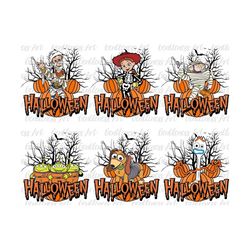 Halloween Toy Png Bundle, Halloween Masquerade Png, Trick Or Treat, Spooky Vibes Png, Holiday Season Png