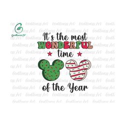 The Most Wonderful Time Of The Year Svg, Foods Xmas Svg, Magical Kingdom Svg, Family Vacation Svg
