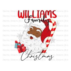 Family Christmas Png Digital Download, Black Santa T-Shirt Prints Design, Couples Christmas Sublimation Png, Holiday Chr