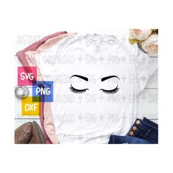 Eyelashes SVG / Eyebrows SVG / Makeup svg / SVG Instant Download Woman Eyelashes / Instant download design for cricut or silhouette