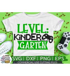 Level Kindergarten svg eps png cutting files for silhouette cameo cricut, Back to School, First Day of School, Teacher,