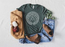 Thankful,Grateful,Blessed with Turkey Shirt Png, Thanksgiving T-Shirt Png, Fall Vibes Shirt Png, Fall Turkey Shirt Png,