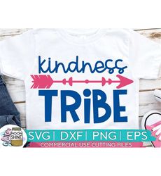 Kindness Tribe svg eps dxf png cutting files for silhouette cameo cricut, Funny Teaching, Cute Back to School, Teacher,