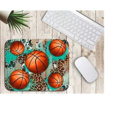 Western Basketball Ball Mouse Pad Sublimation Design,Basketball Mouse Pad PNG,Sport Mouse Pad Png,Basketball Png,Basketball Digital Download