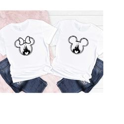 Disney Mickey And Minnie Head Shirt, Disney Castle  Shirt Sweatshirt Hoodie, Disney Family Shirt, Disney Matching Shirt,