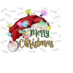 merry christmas hat png sublimation design,merry christmas png,santa claus hat png,christmas lights png,hand drawn png,digital download