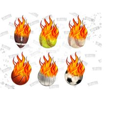 sports flame ball bundle png, sports flame ball png bundle design, sports ball png bundle, flame ball png bundle, sports bundle, png file