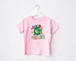 hello 4th grade tshirt png, school gifts, fourth grade tee, 4th grade team t-shirt pngs, gift for toddler outfits, child