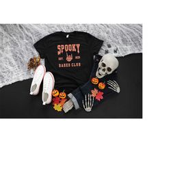 Halloween Spooky Babes Club Est 1629 Shirt, Halloween Skeleton Hand Shirt Sweatshirt Hoodie, Halloween Gift Shirt, Happy