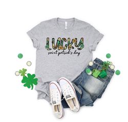 Lucky Saint Patricks Day Shirt PNG, Lucky Shirt PNG, Clover Shirt PNG, St Patricks Day Shirt PNG, St Patricks Day, Irish